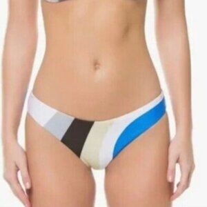 Anthropologie Mara Hoffman Zoa Sage Multi-Color Bikini Bottoms Large